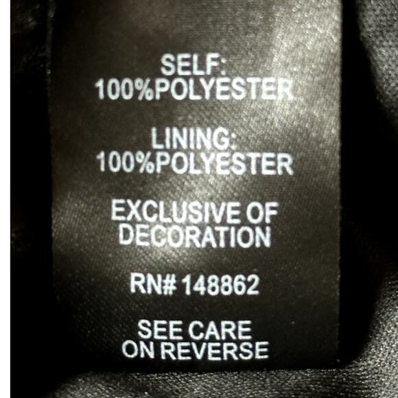 Torrid Women Size 1(1X) Black V Neck Elastic Waist Flouncy 3/4 Sleeve Top Blouse - Picture 7 of 9